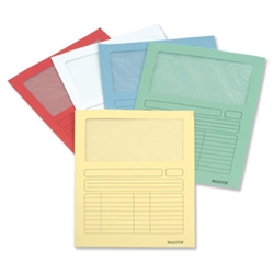 Window Folder Assorted A4 [Pack 100]